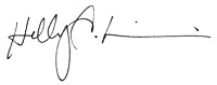Holly's signature